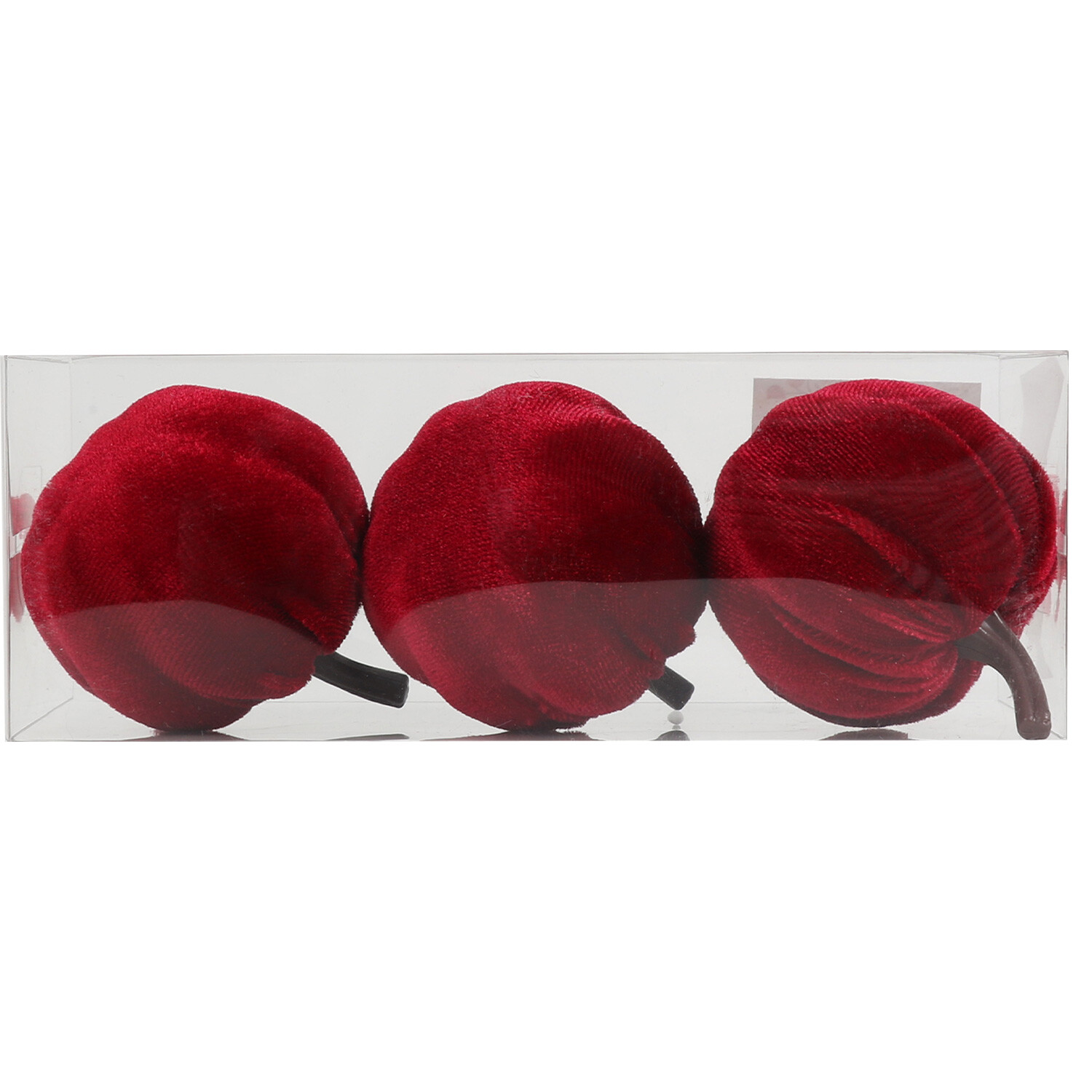 The Fall Collection Pack of 3 Velvet Pumpkins Image 3