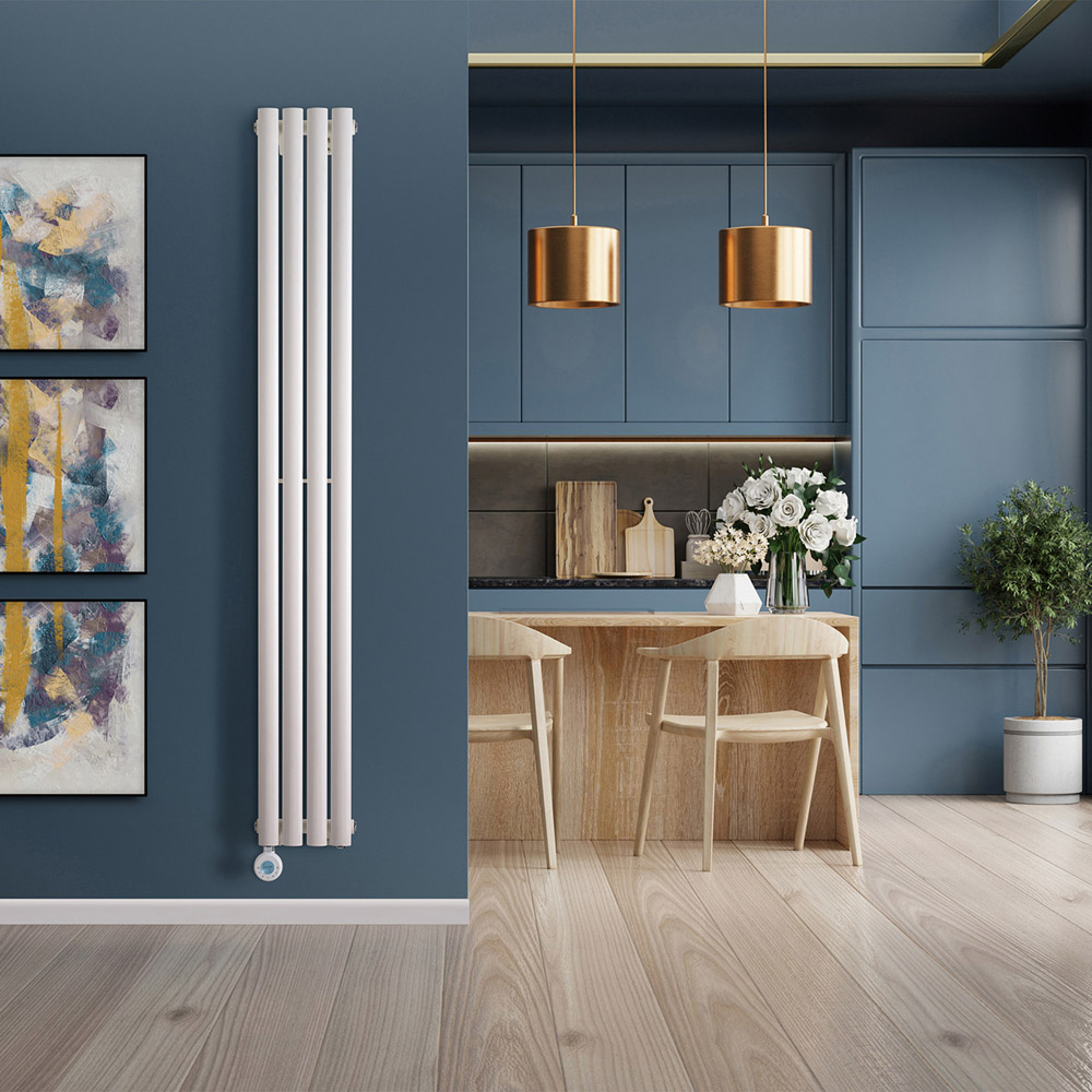 Eden Teppra White Electric Column Radiator with WiFi Control 1200W Image 2