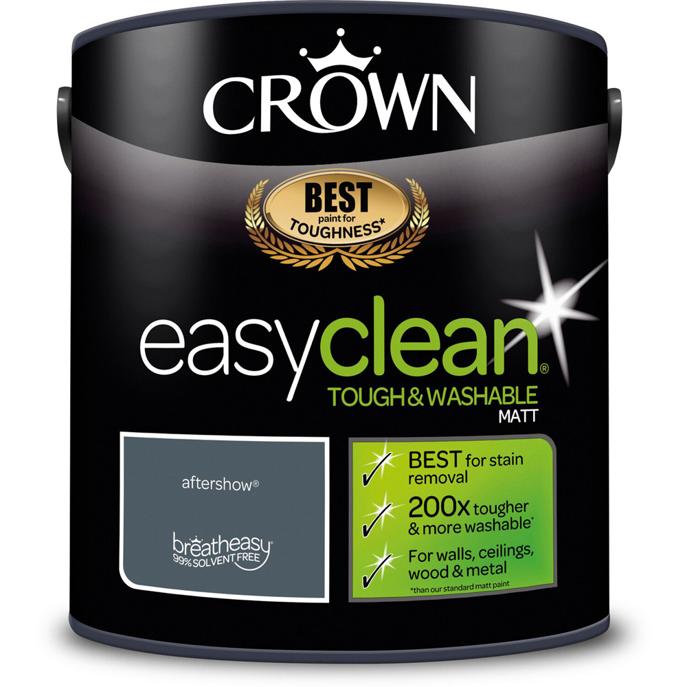 Crown Easyclean Creme de la Rose Matt Emulsion Multisurface Paint 2.5L Image 2