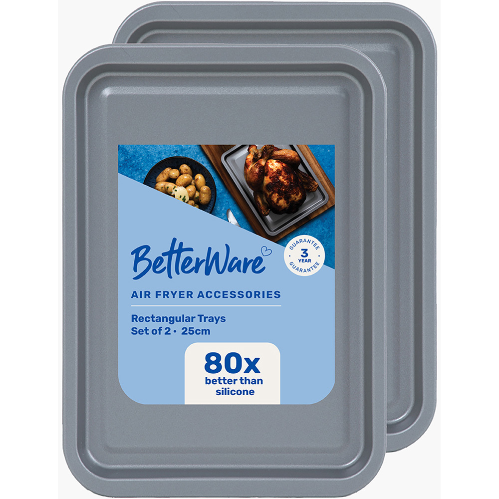 Wham BetterWare Set of 2 Air Fry Mini Oven Tray Image 2