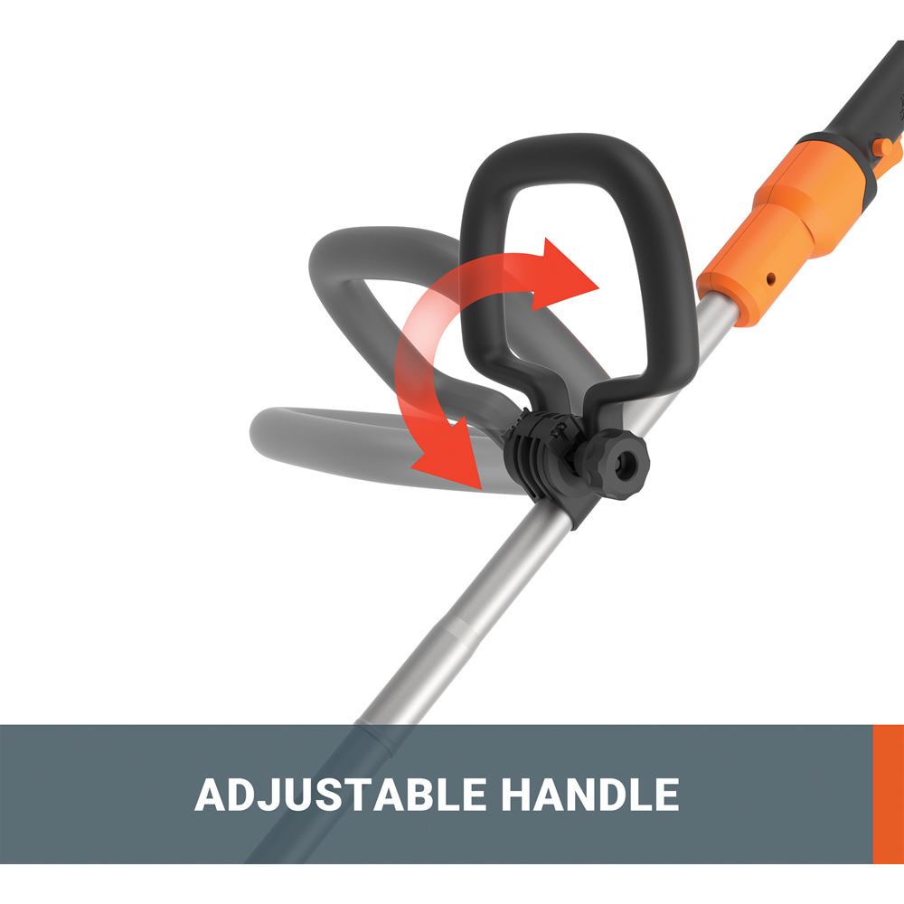 Worx WG183E 40V Cordless 33cm Grass Trimmer with Batteries and a Charger Image 3