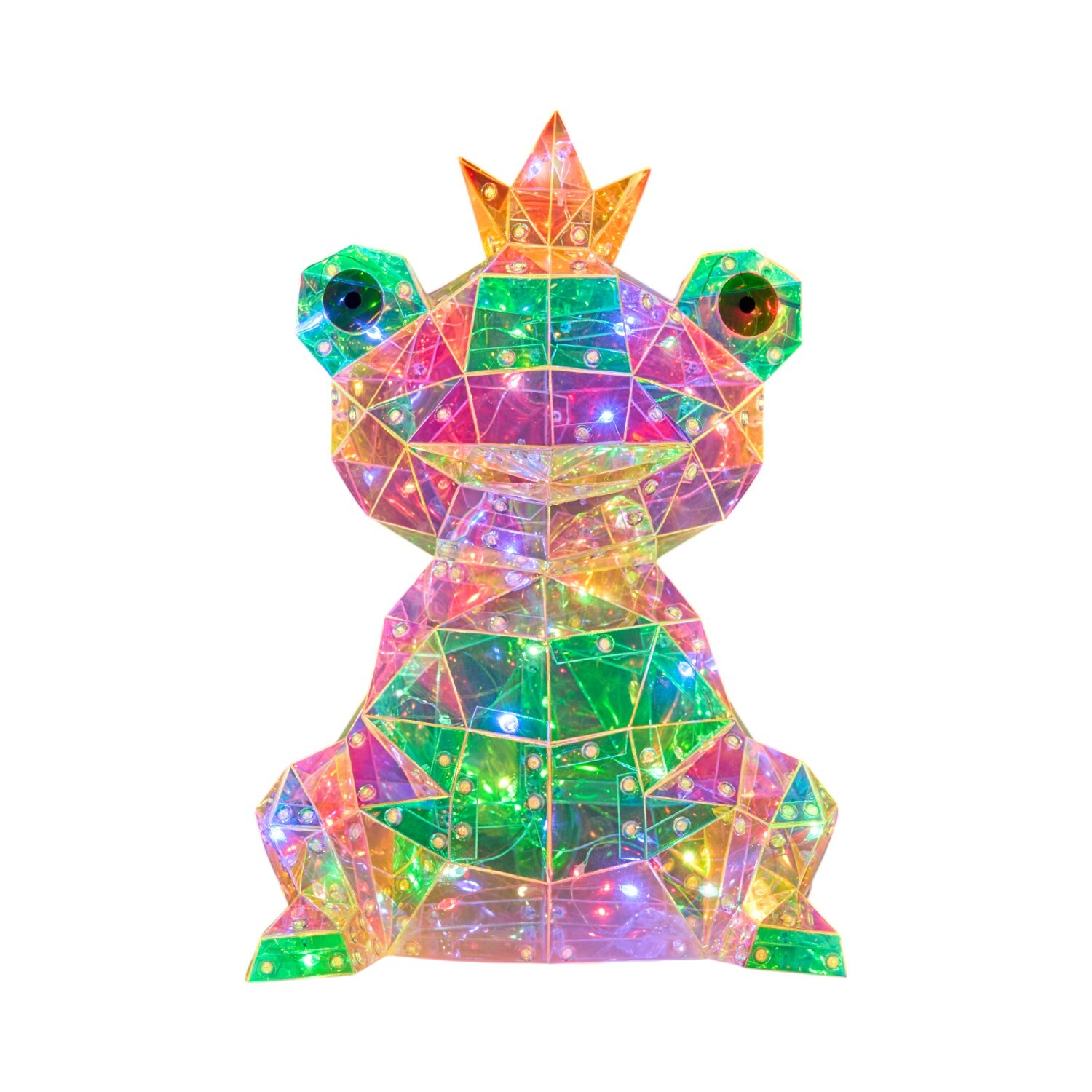 Crystal Effect Iridescent Frog Light Image 5