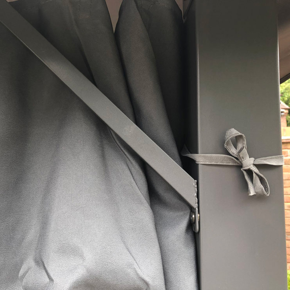 Glendale Highfield 4 x 3m Grey Garden Gazebo Image 5