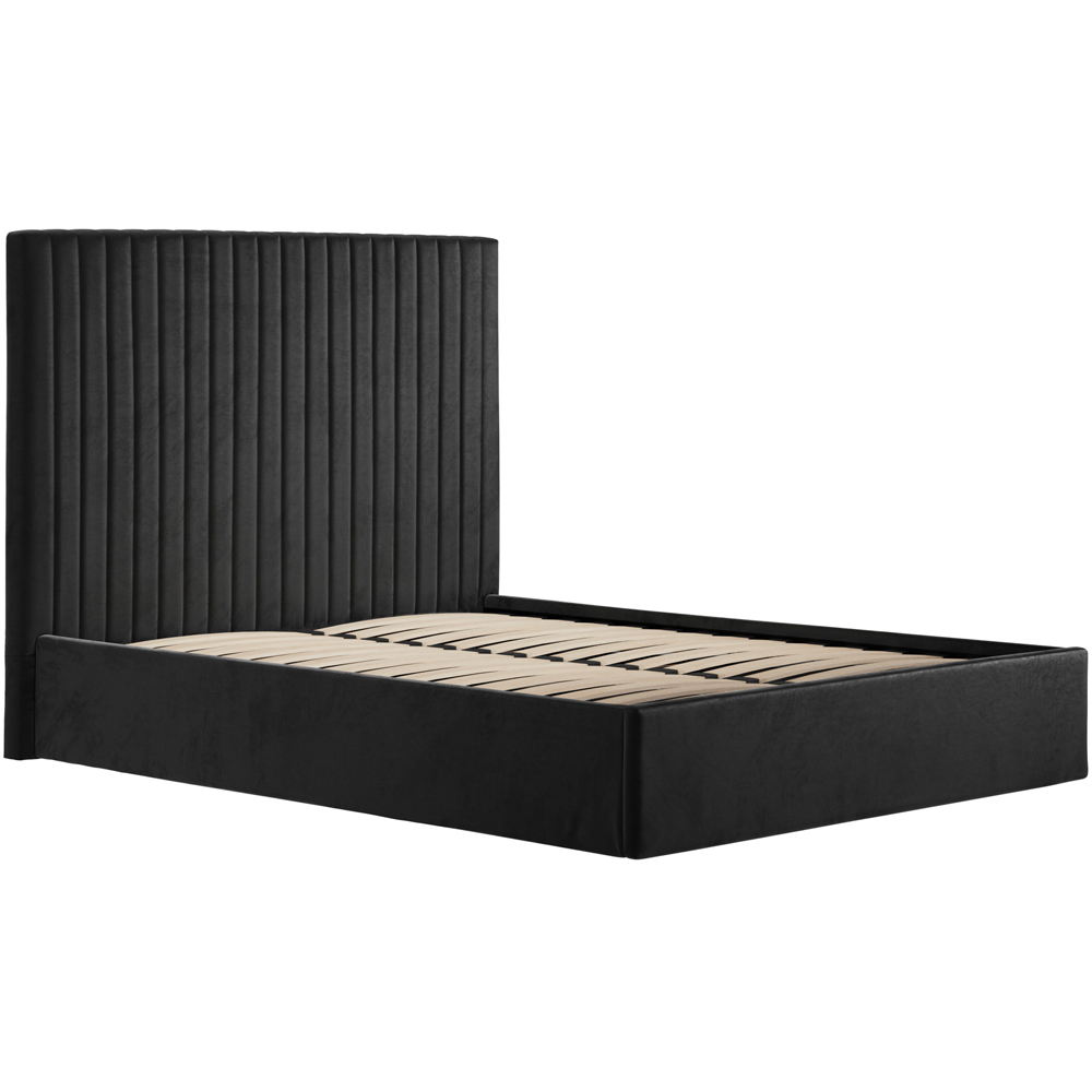 LPD Home Berlin Black King Size Tall Ottoman Bed Image 2