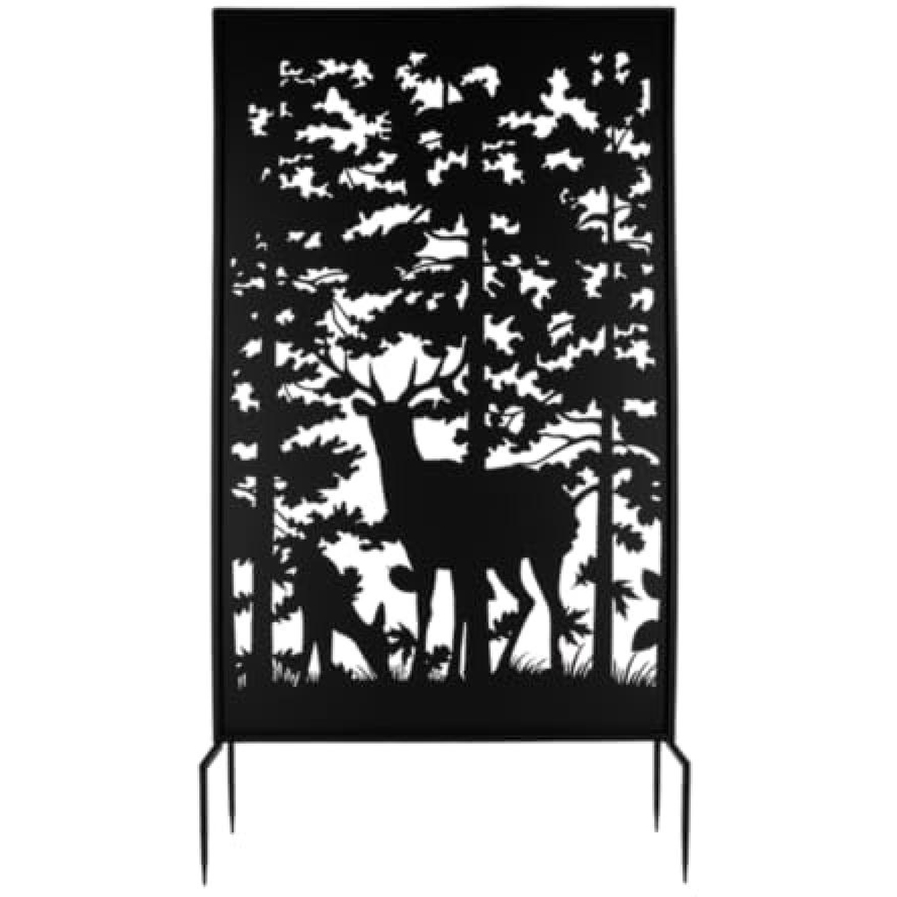 Fallen Fruits Privacy Screen with Deer Design Image 3