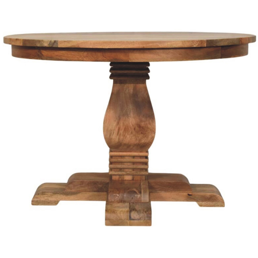 Artisan Furniture Valentina Chestnut 2 Seater Round Mango Wood Dining Table Image 2