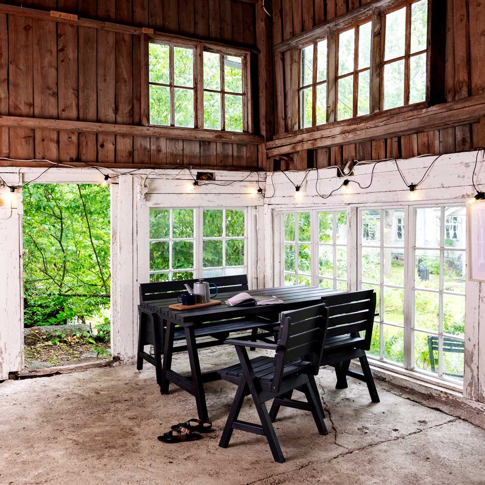 AMATA Usma 6 Seater Dining Table Black Image 3