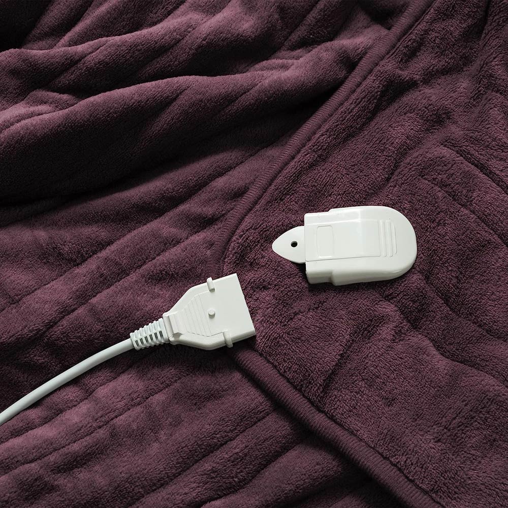 Slumberdown Plum Comfy Hugs Heated Throw 120 x 160cm Image 7