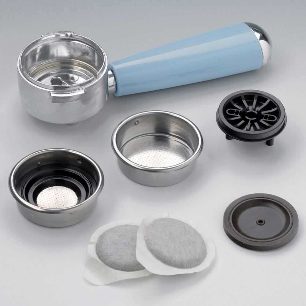 Ariete Vintage ARPK18 Blue Dome Kettle 2 Slice Toaster and Espresso Coffee Maker Set Image 6