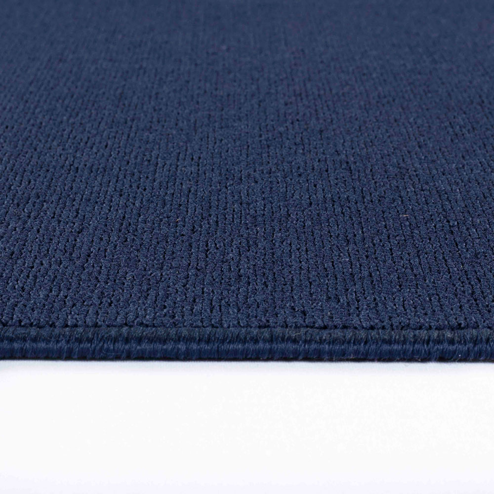 Desire Rugs Simple Navy Low Pile Felt Backing Tufted Rug 110 x 60cm Image 3