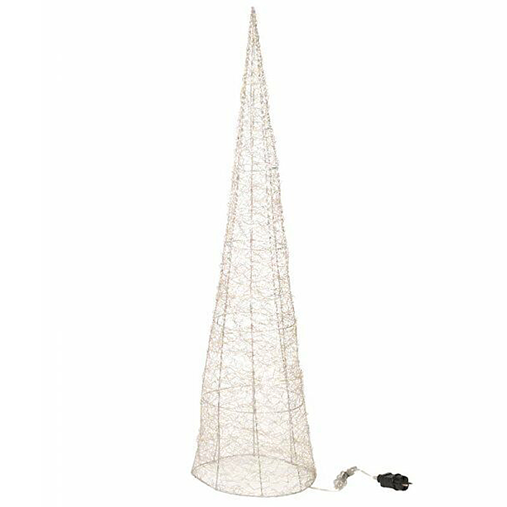 Marco Paul 250 LED Warm White Christmas Cone Tree 2.6ft Image 2