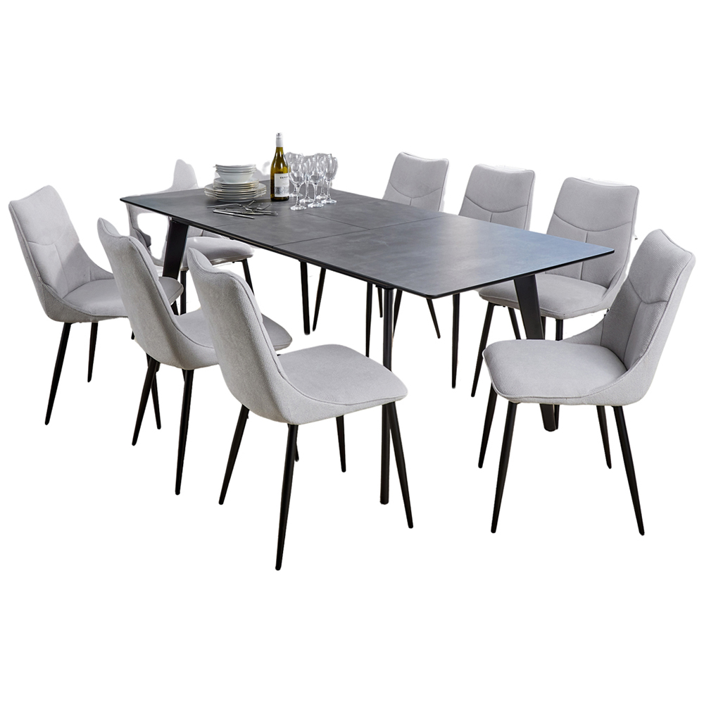 Home Source Florian Odette 8 Seater Dining Set Image 2