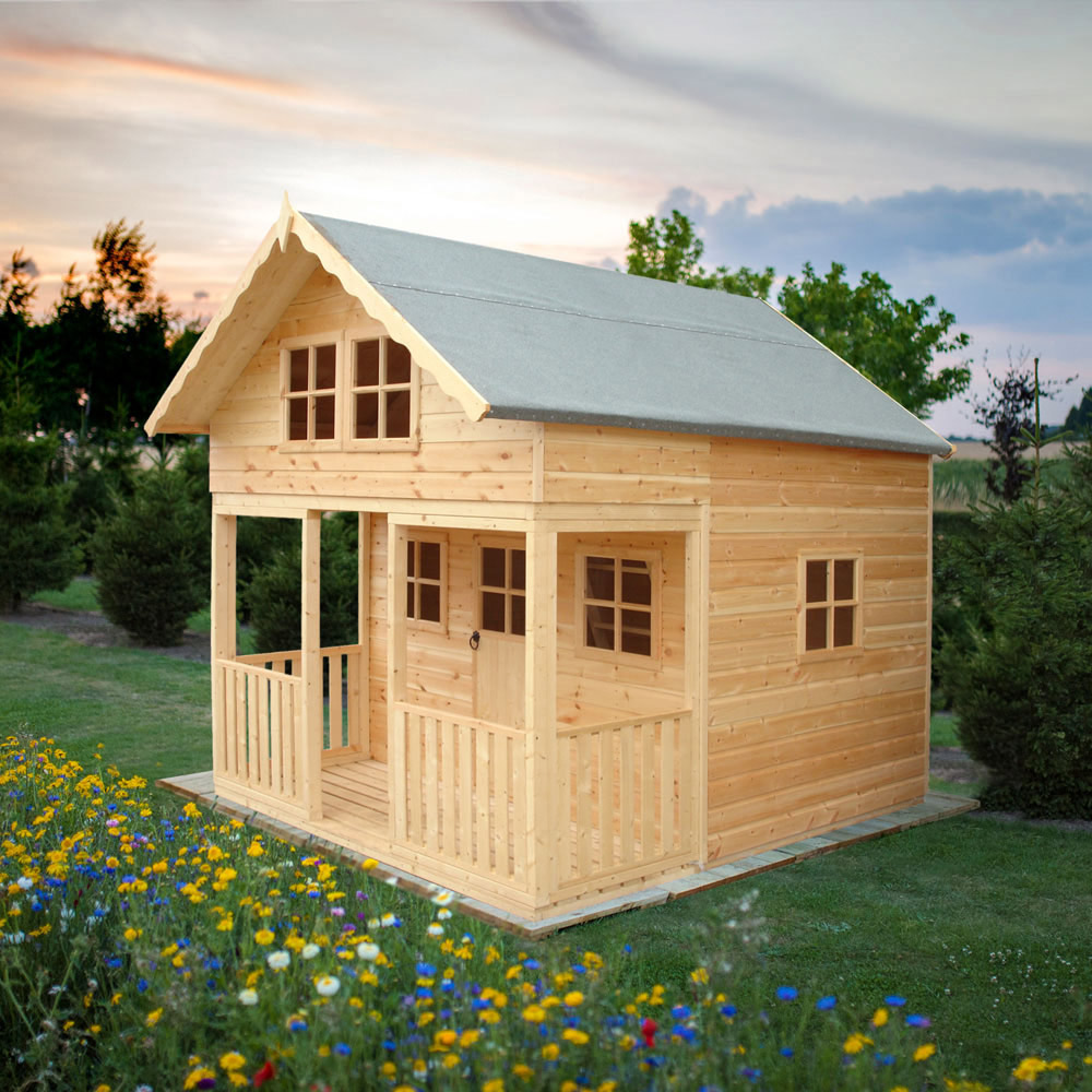 Shire Lodge Shiplap Playhouse 8 x 9ft Image 2