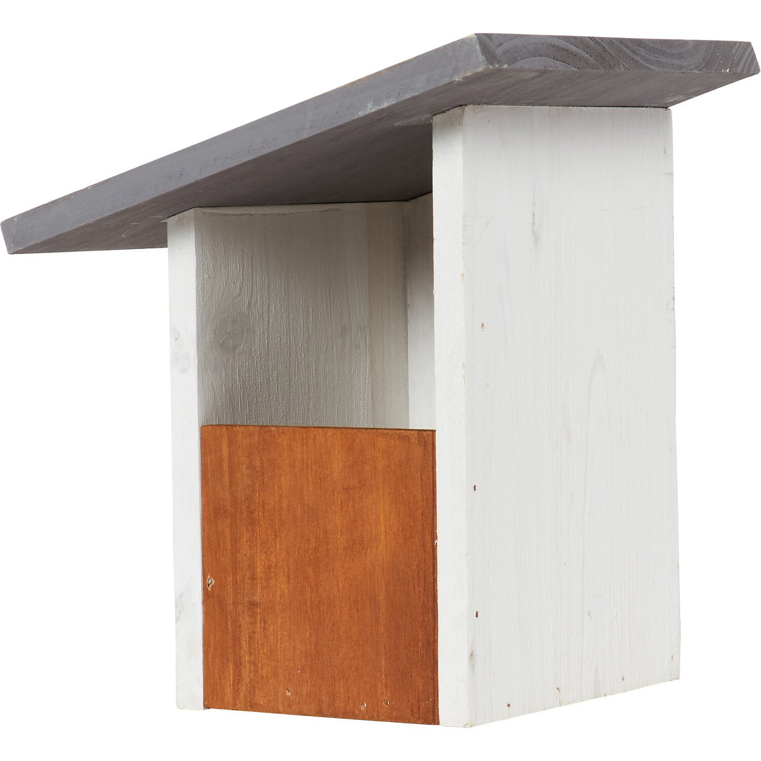 White Robin Nesting Bird Box Image 5