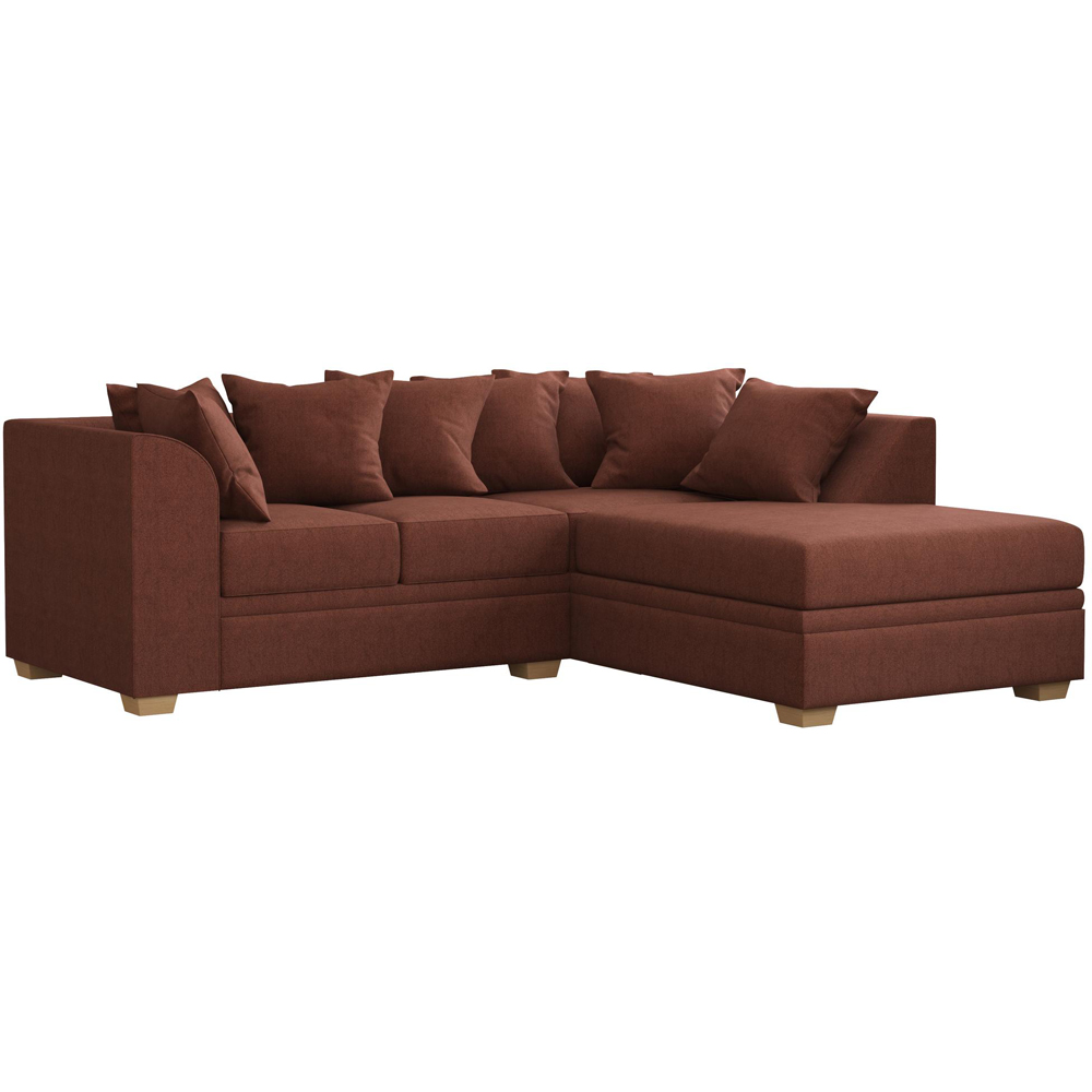 Modo 3 Seater Brick Venice Right Hand Scatter Back L-Shape Corner Sofa Image 2