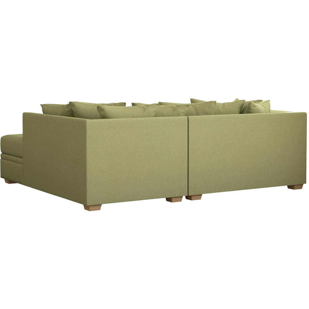 Modo 3 Seater Olive Venice Right Hand Scatter Back L-Shape Corner Sofa Image 5