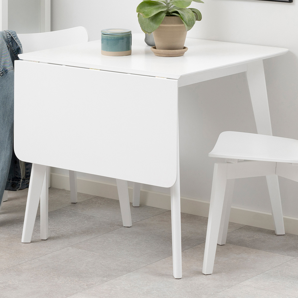 Florence Roxby Square Dining Table White Image 1
