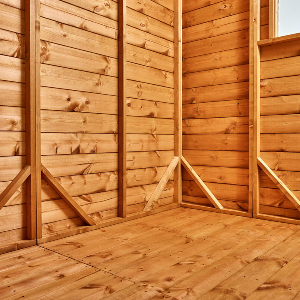 Power Sheds 6 x 4ft Double Door Apex Wooden Shed Image 6