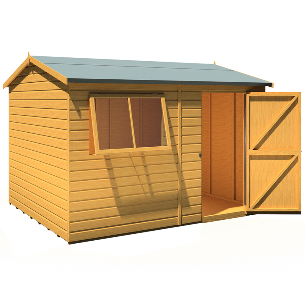 Shire Lewis 10 x 8ft Style C Reverse Apex Shed Image 3