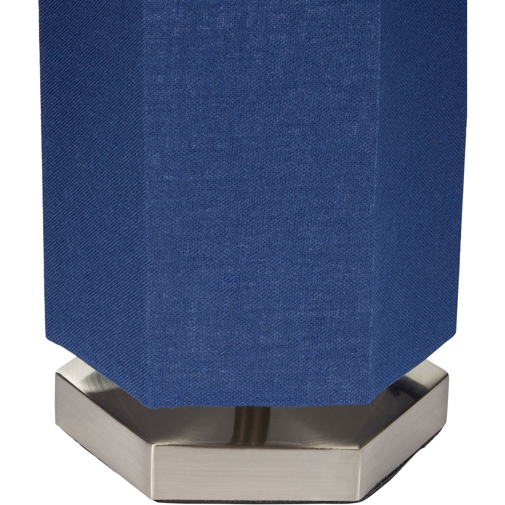 Glow Hex Navy Hexagon LED Table Lamp Image 4