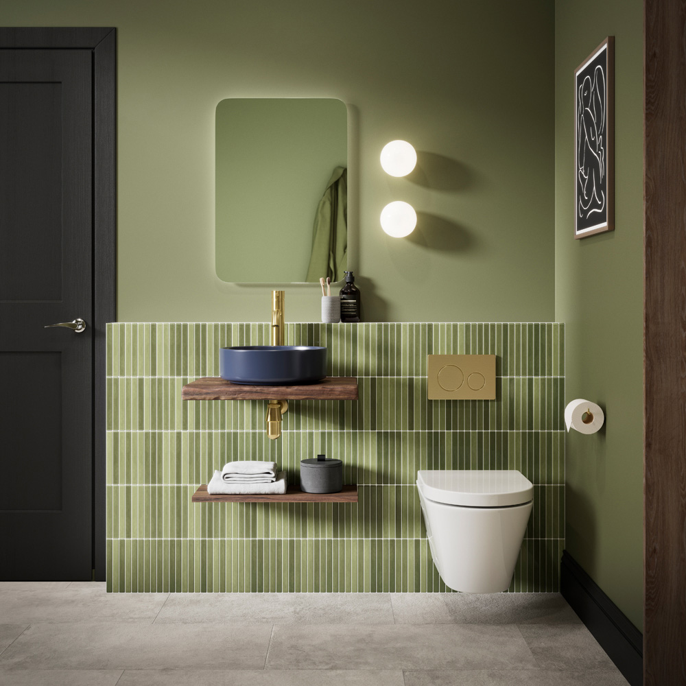 Bathstore Bavaro Wall Hung WC and Soft Close Seat with Dual Flush Image 6