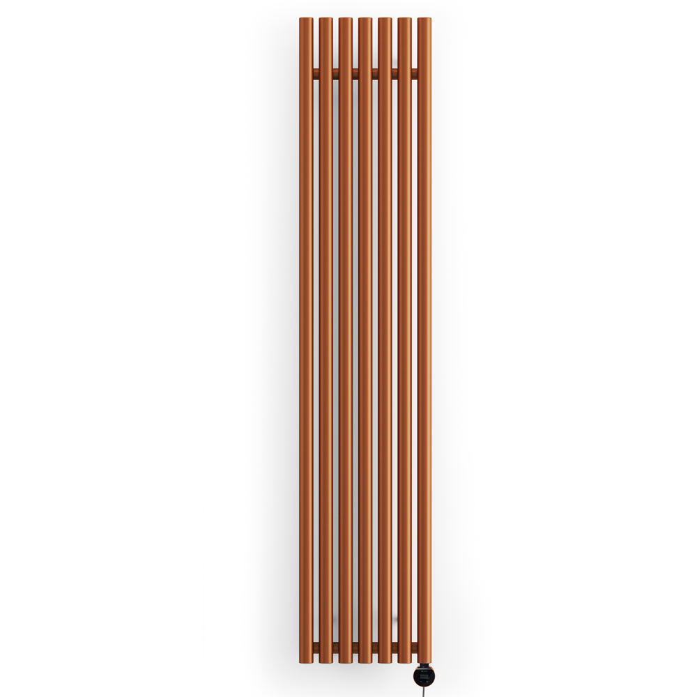 Terma Rolo-Room E Wi-Fi True Copper Electric Radiator 800W 1800 x 370mm Image 3