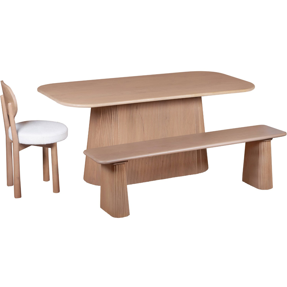 IH Design Jodhpur 8 Seater Solid Wood Dining Table Image 2