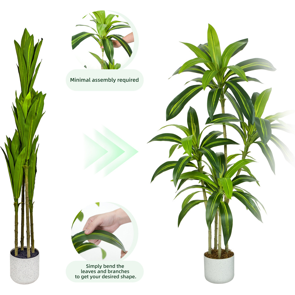 Agave Tree Indoor Artificial Plant 100cm Image 3