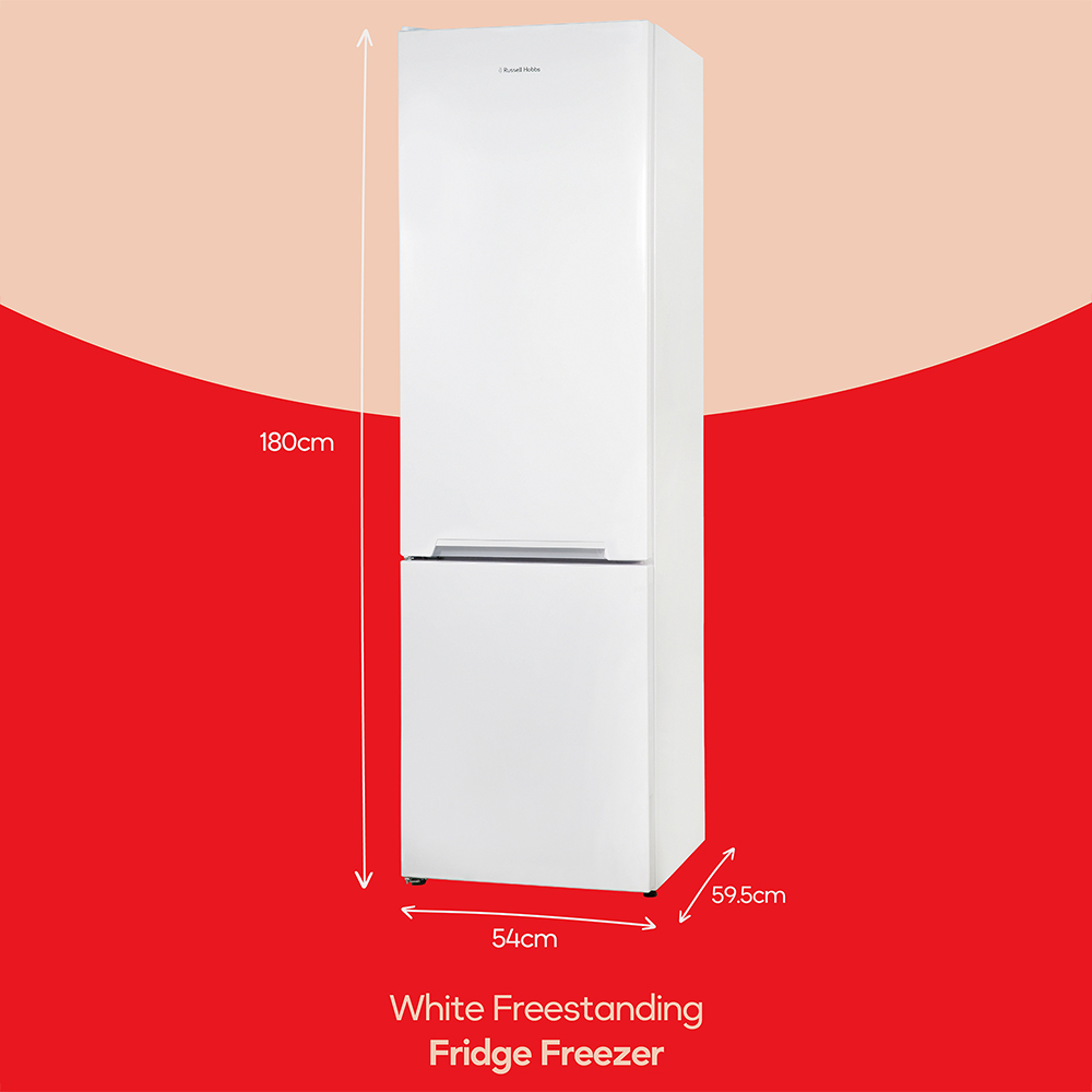 Russell Hobbs White Static Fridge Freezer 288L Image 8