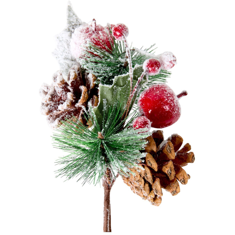 Pack of 10 Mini Frosted Berry Picks Image 3