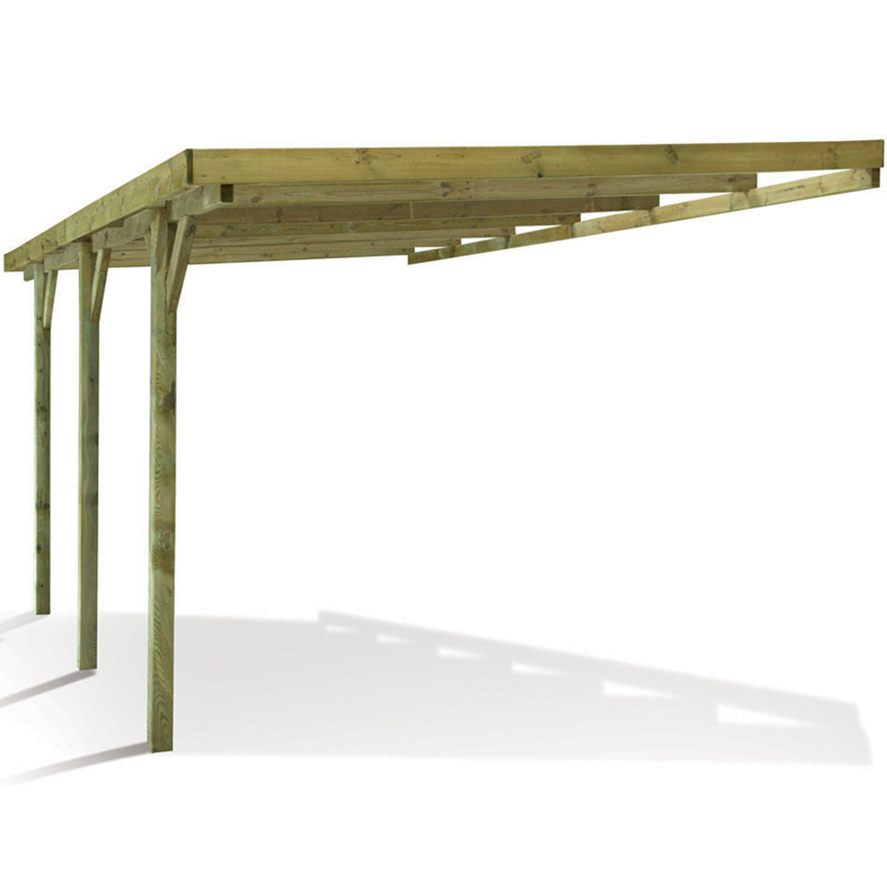 Cerland Henri 5.2 x 3m Wooden Wall Mounted Pergola Image 3