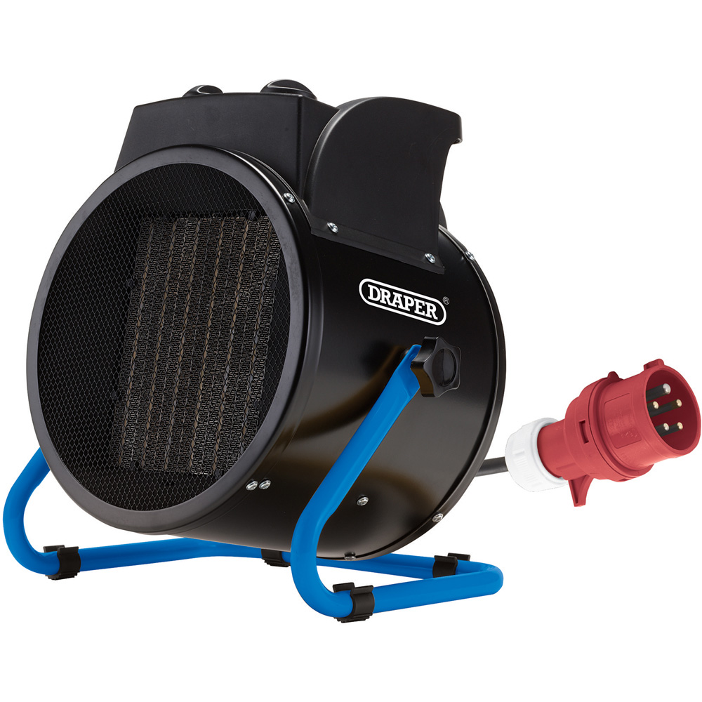 Draper PTC Black Electric Space Heater 5000W Image 1