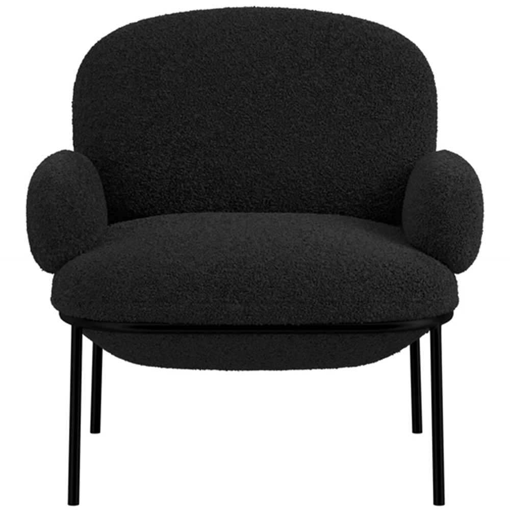 LPD Home Avery Black Accent Chair Image 3
