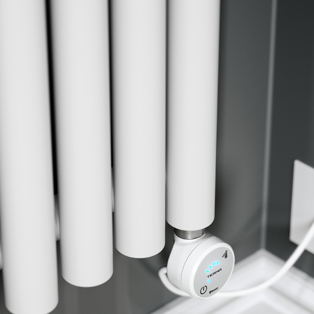 Terma Rolo Room White Electric Radiator Bluetooth 800W 1800 x 370mm Image 7