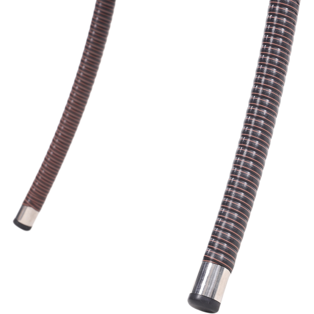 Living and Home Rattan Glass 4 Seater Square Garden Dining Table Brown Image 6