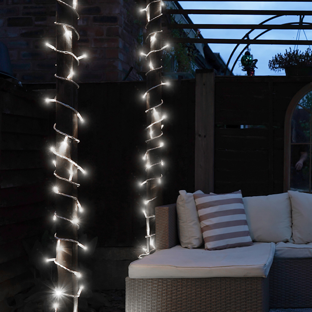 Eagle Connect Cool White LED White String Light 5m Image 4