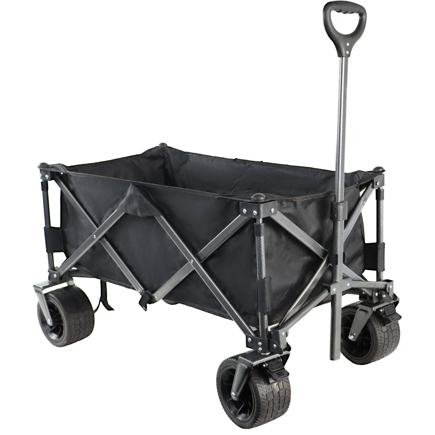 Heavy Duty Foldable Trolley - Black Image 2