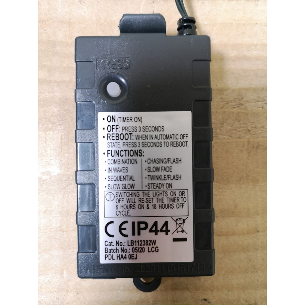 Premier TimeLights 50 Cool White LED Multi-Function Christmas String Light 5m Image 4