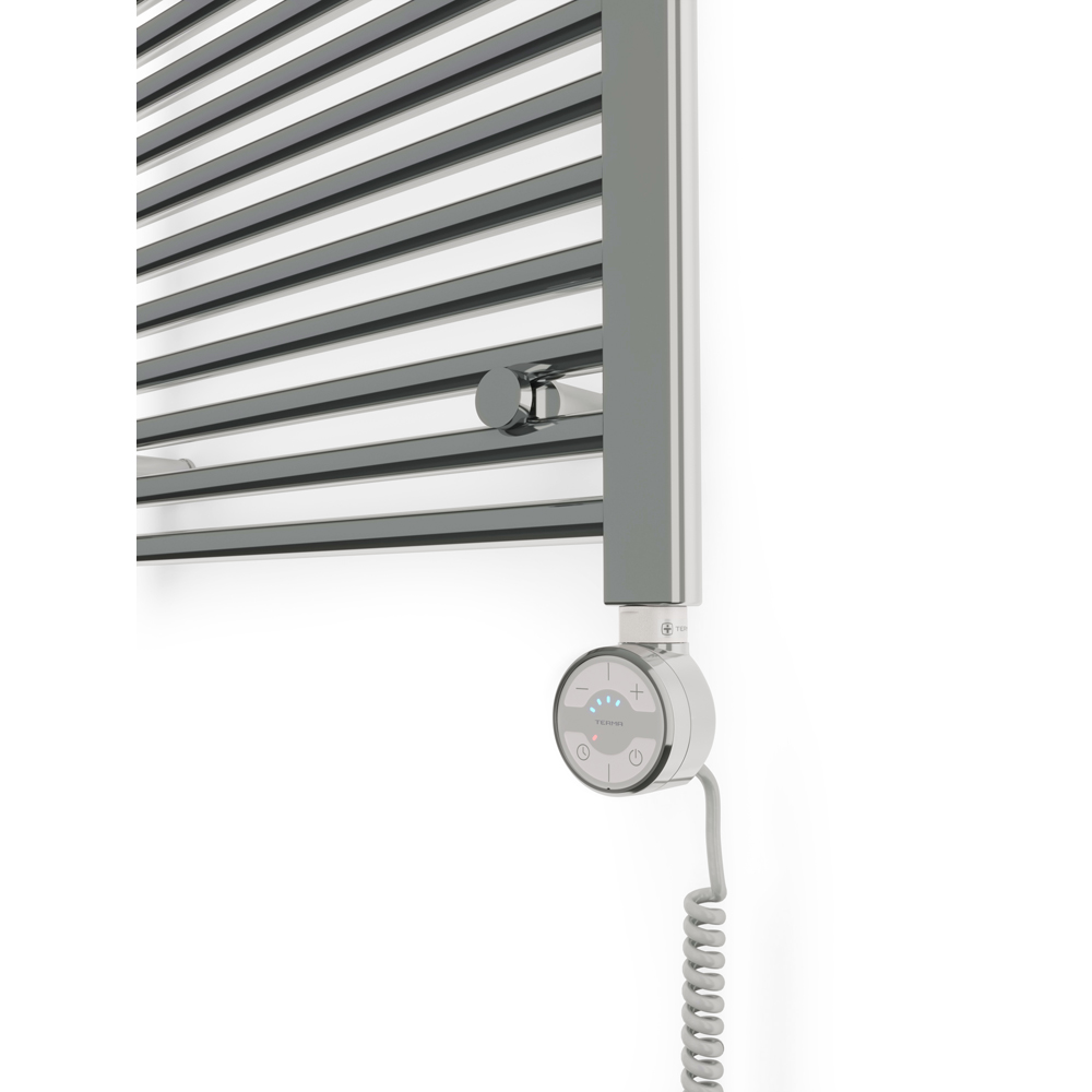 Terma Leo Chrome Electric Towel Rail with MOA Element Upgrade 1800 x 600mm Image 4
