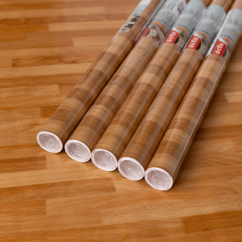 d-c-fix Butchers Block Sticky Back Plastic Vinyl Wrap Film 67.5cm x 2m 5 Pack Image 2