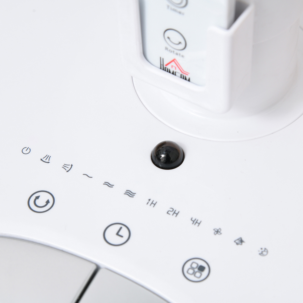 HOMCOM Black Pedestal Fan 28 inch Image 5