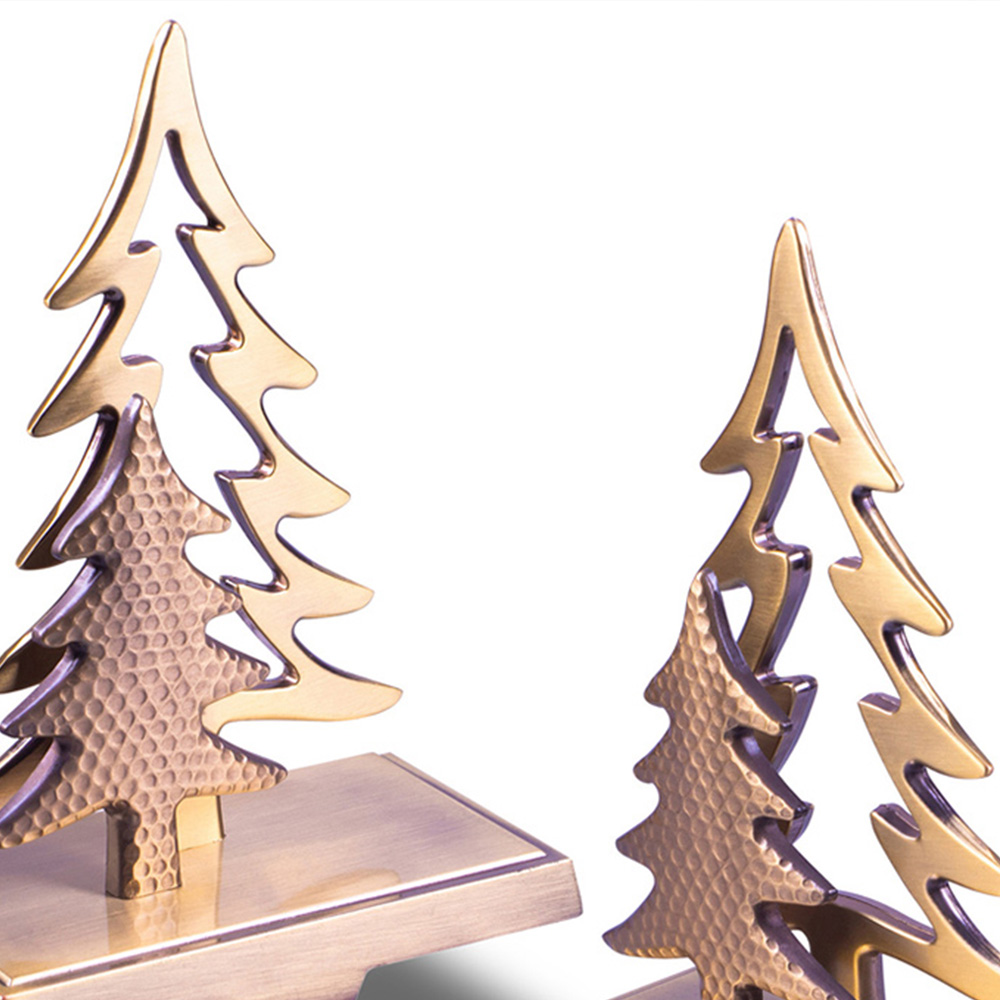 St Helens Gold Christmas Stocking Holders 2 Pack Image 3