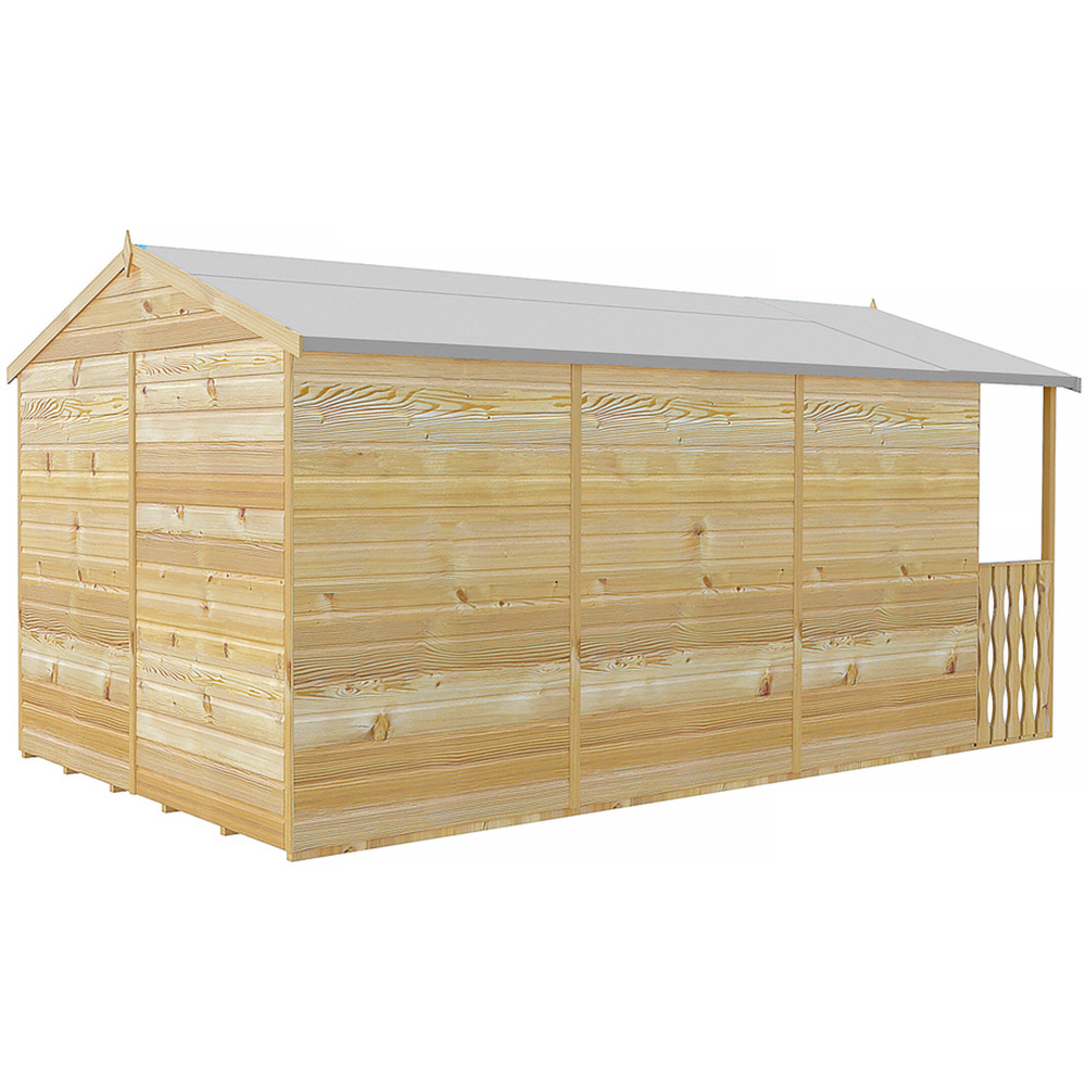 Shire Delmora 8 x 14ft Double Door Traditional Summerhouse Image 3