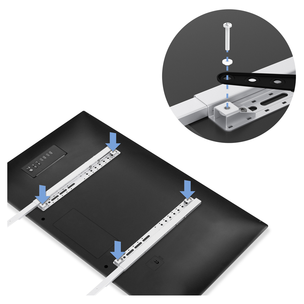 AVF White Universal Soundbar Attachment Kit Image 7