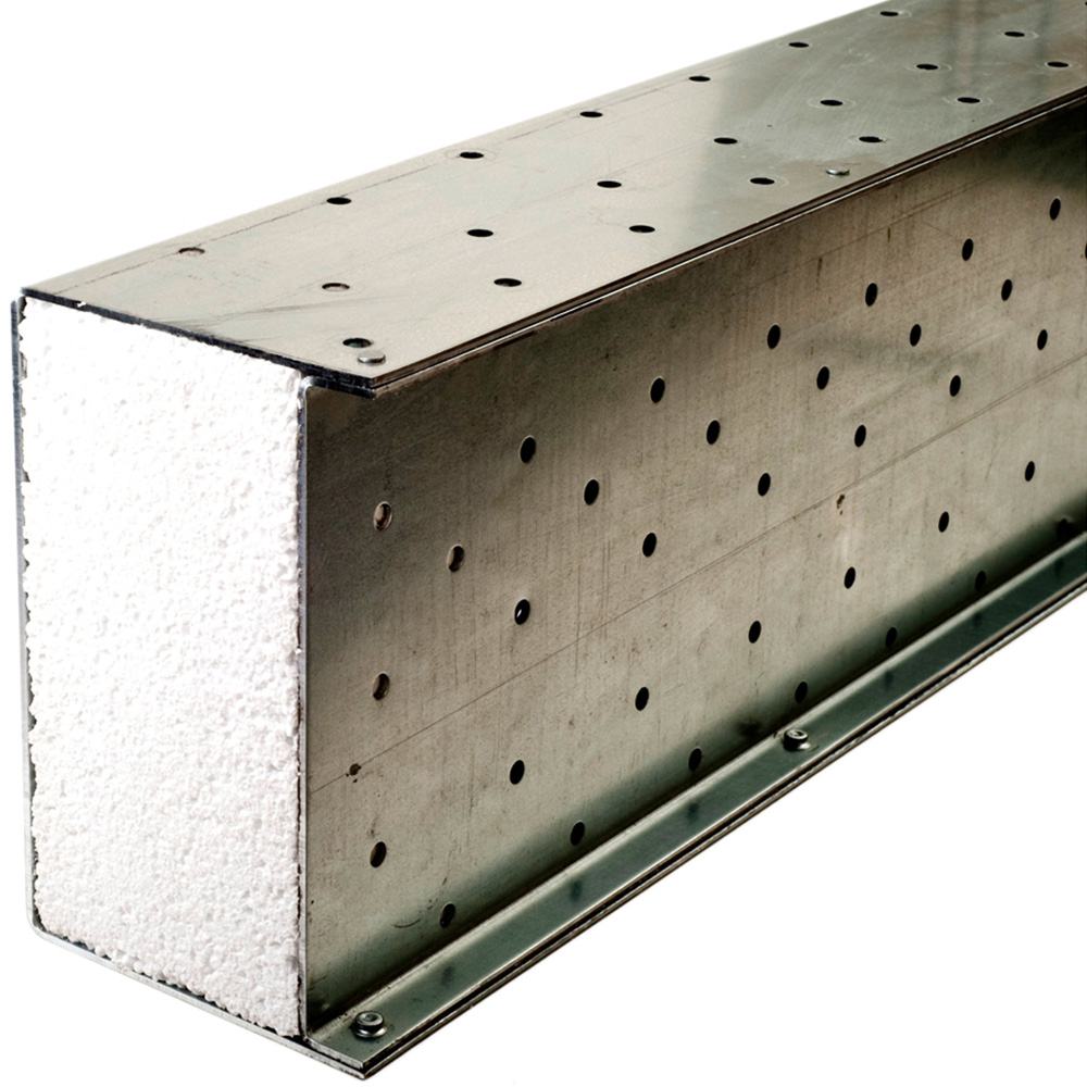 UKLintels 140mm Galvanised Steel Standard Internal Box Lintel 4800mm Image 2