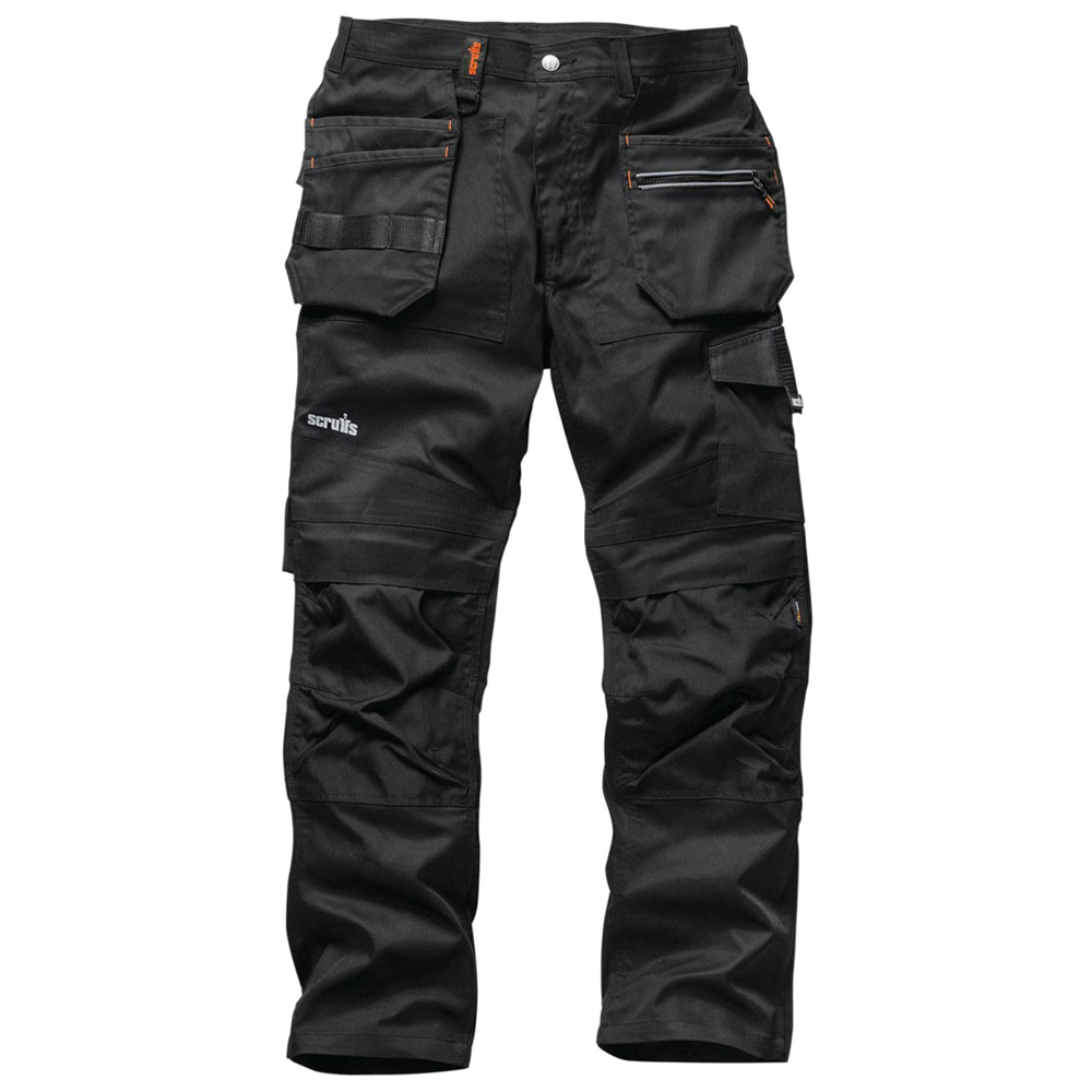Scruffs Trade Flex Trouser 40R Black Image 1