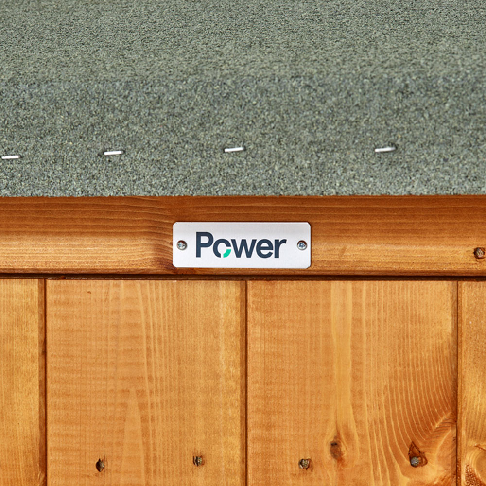 Power Sheds 20 x 8ft Pent Wooden Shed Image 3