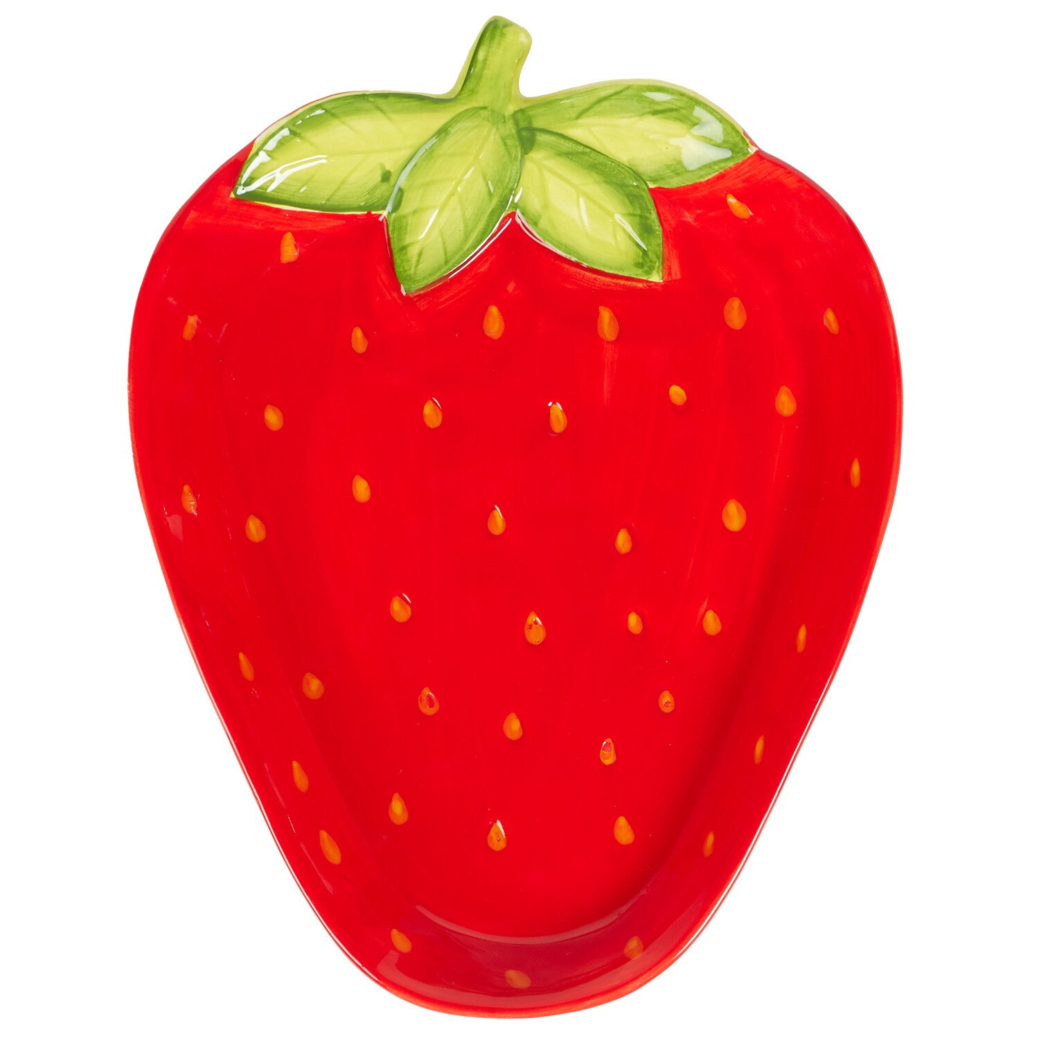 Strawberry Plate - Red Image 1