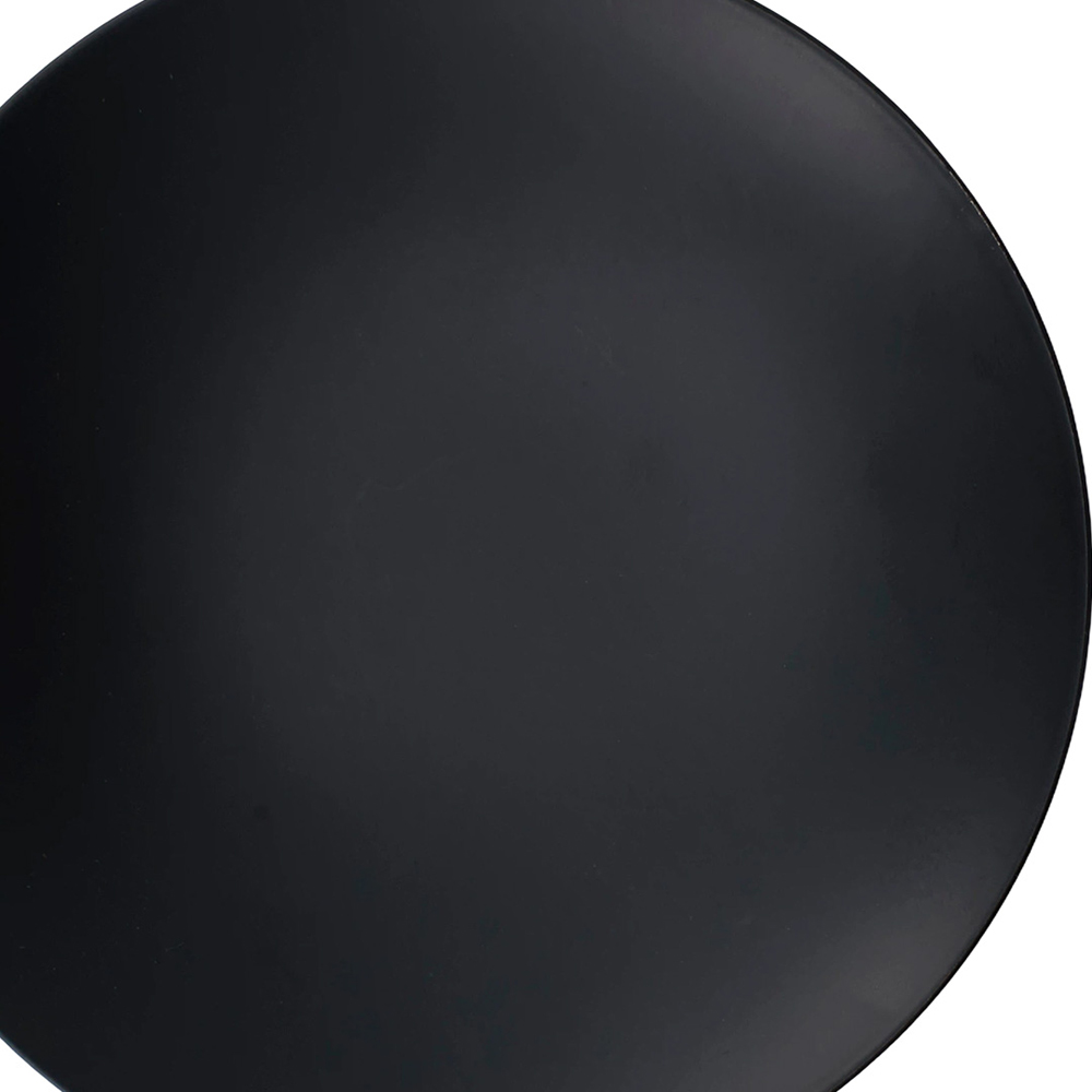 Living and Home Black Iron Round Candle Holder Set of 4 Image 4