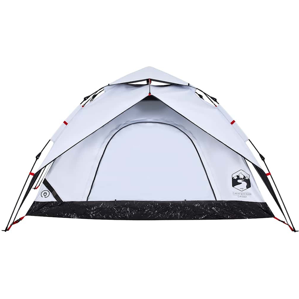 Walplus 5 Person Blackout Fabric Dome-Shaped Camping Tent with Carry Bag and Tent Rainfly White Image 3